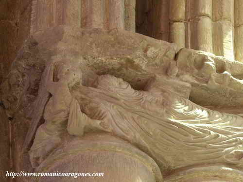 DETALLE DE LA VIRGEN AMORTAJADA